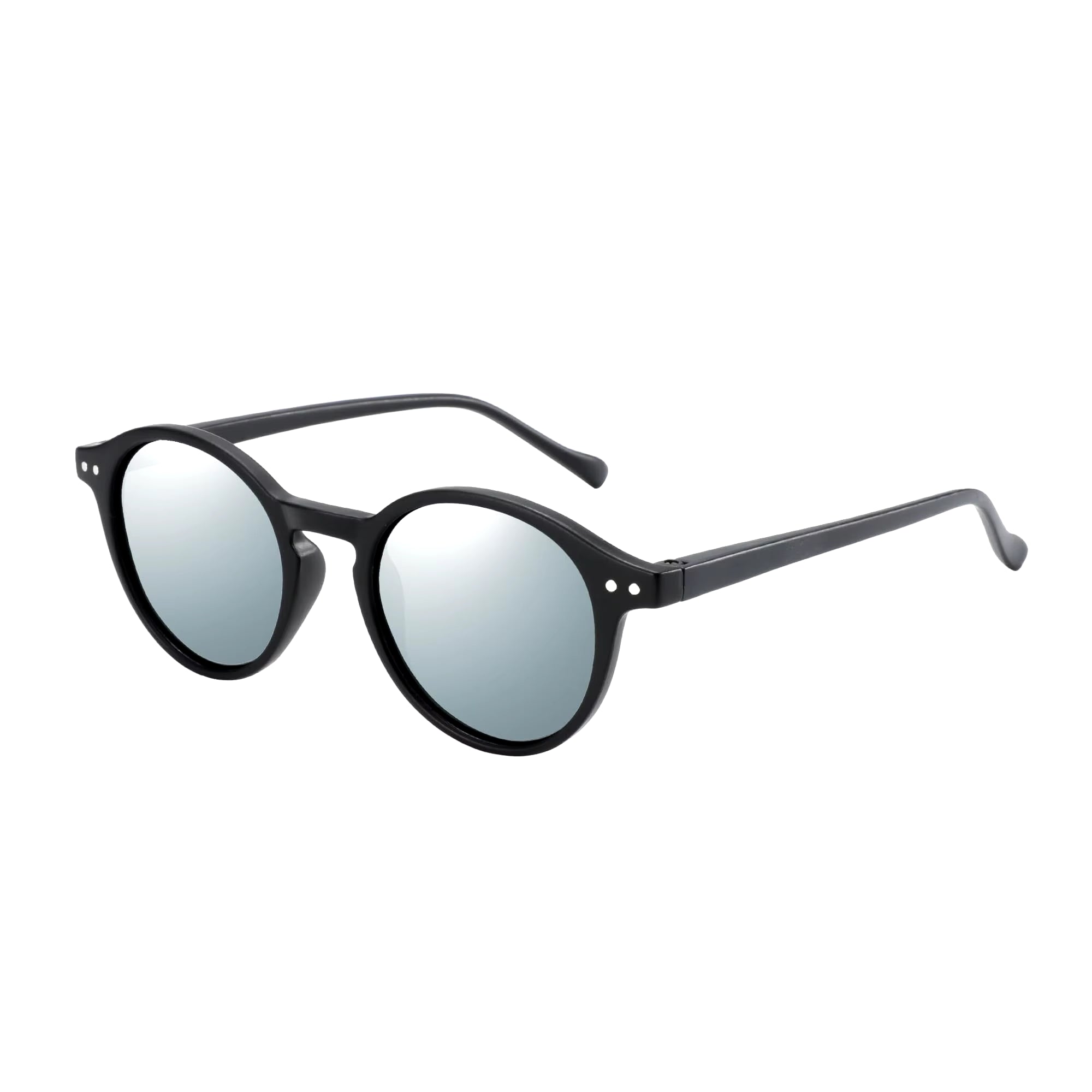 Retro Round Polarized Sunglasses