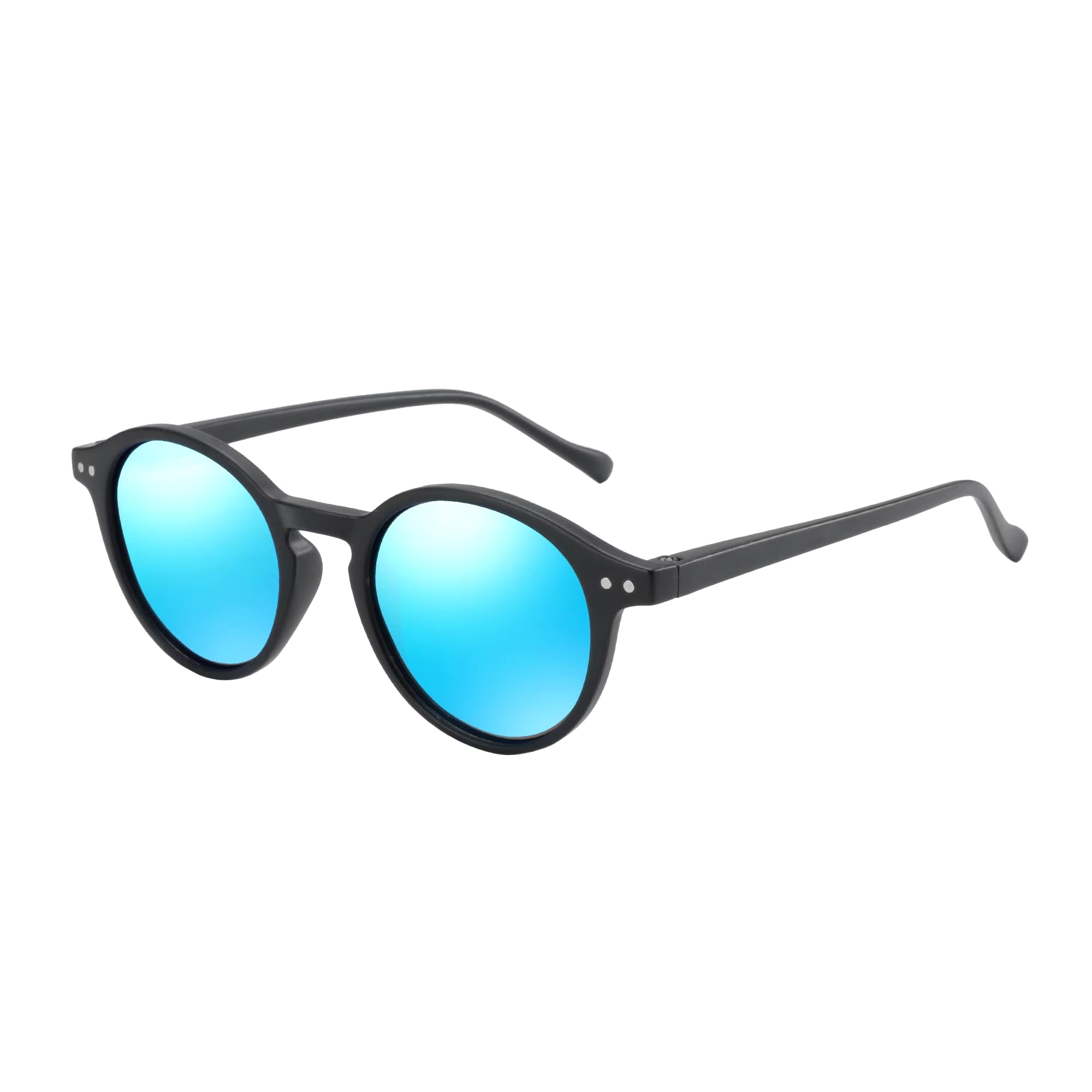 Retro Round Polarized Sunglasses