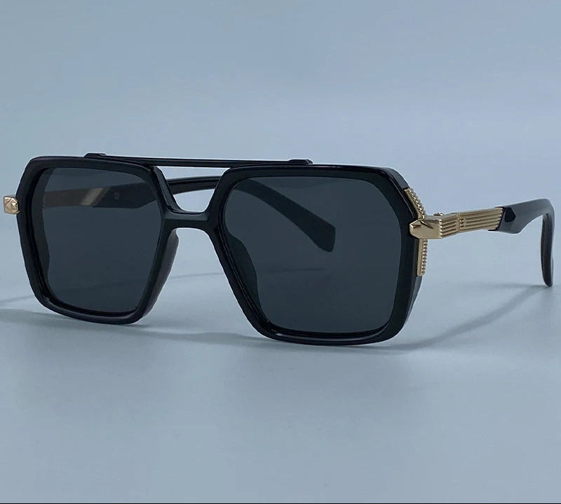 Retro Double Bridge Polarized Sunglasses