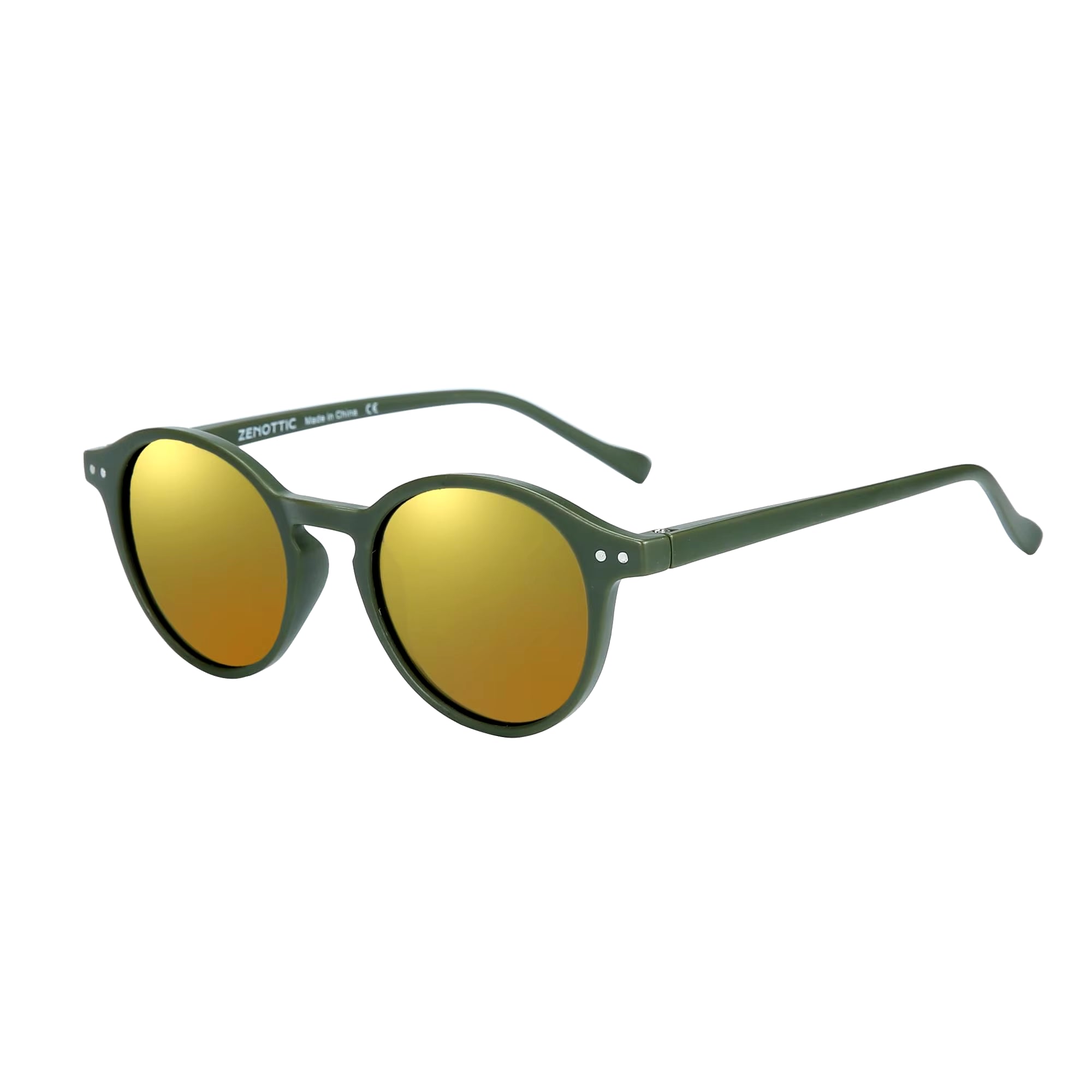 Retro Round Polarized Sunglasses