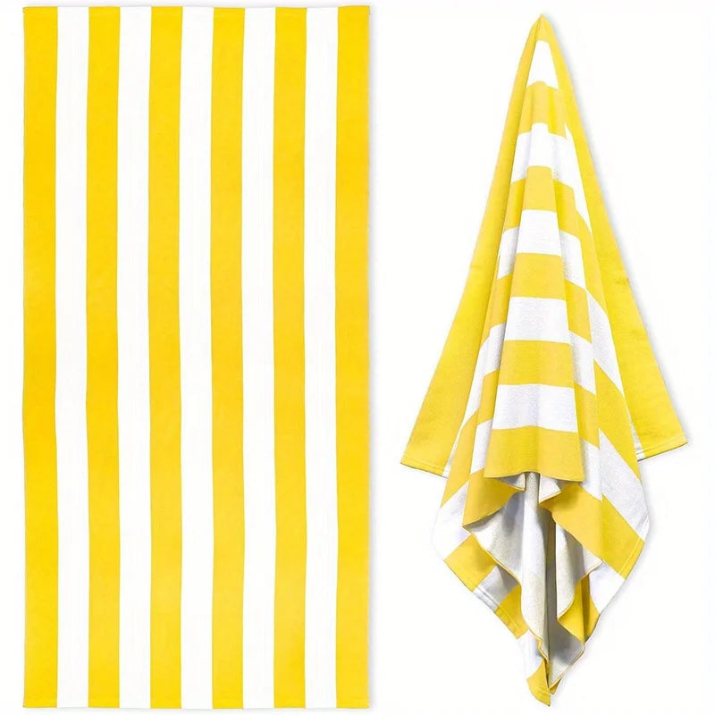 Sunny Stripe Beach Blanket