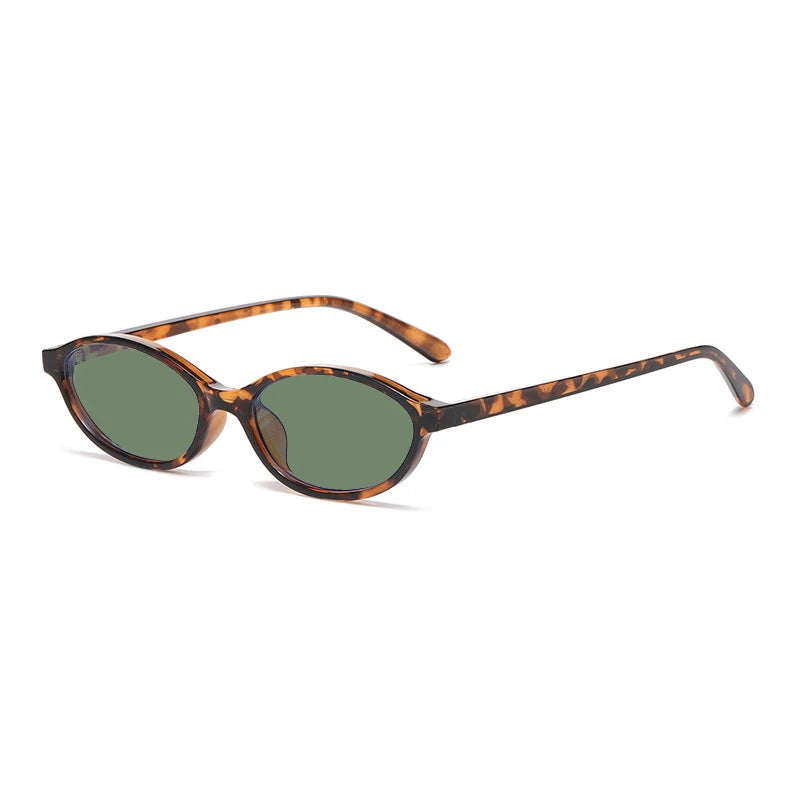 Retro Oval UV400 Sunglasses