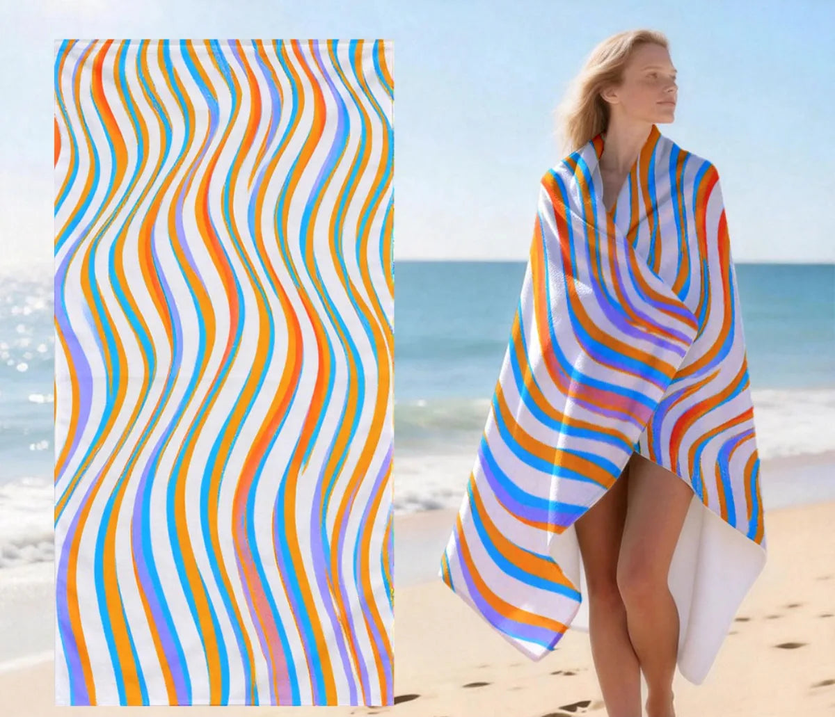 Oversized Plush Beach Towel