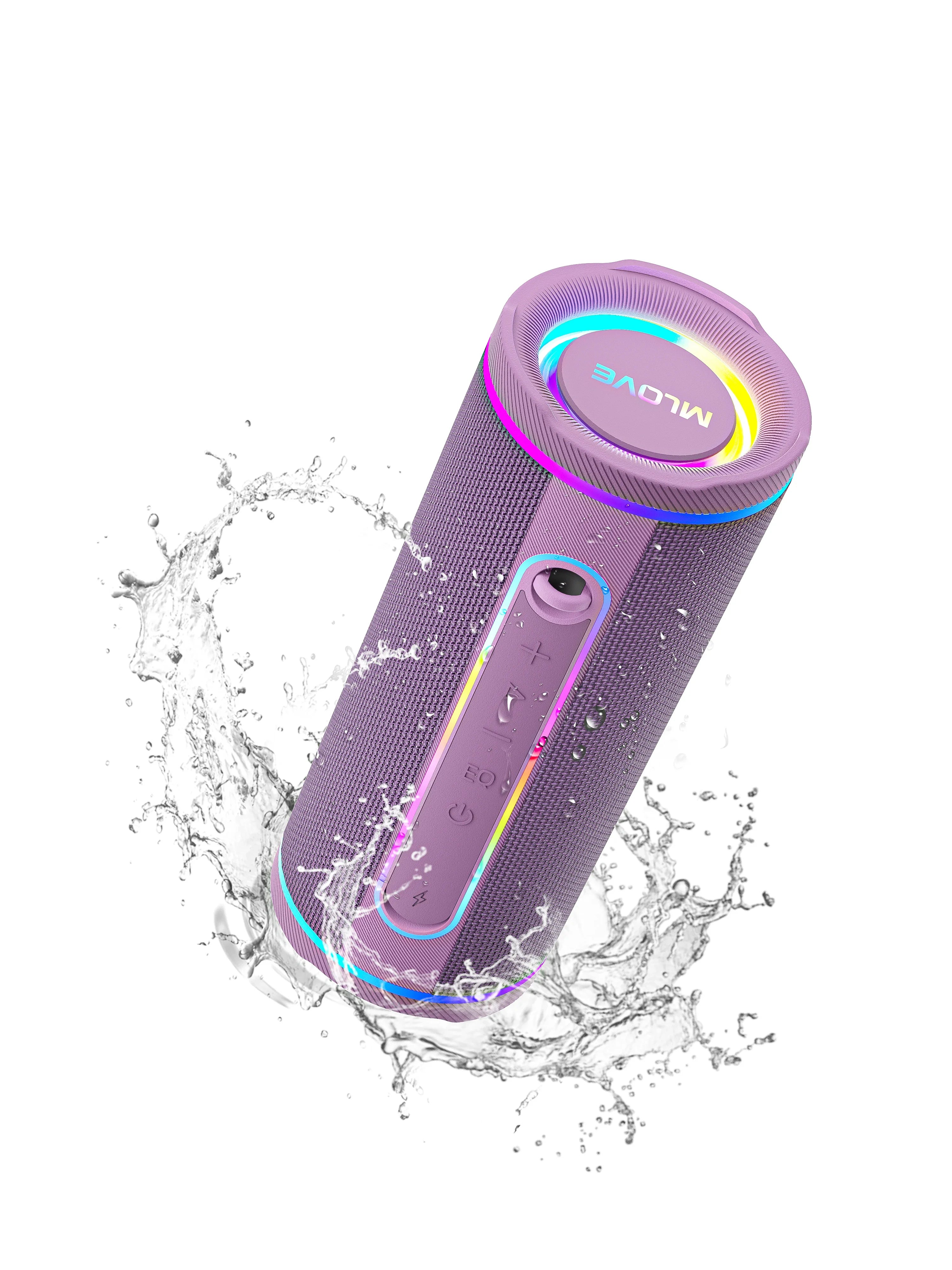 Portable RGB Waterproof Bluetooth Speaker