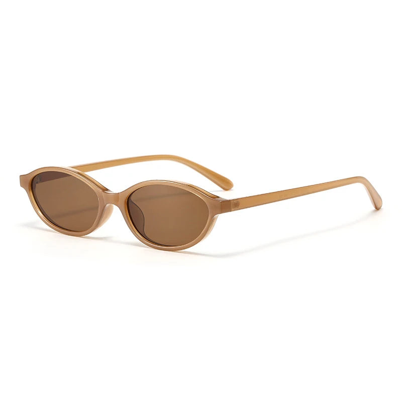Retro Oval UV400 Sunglasses