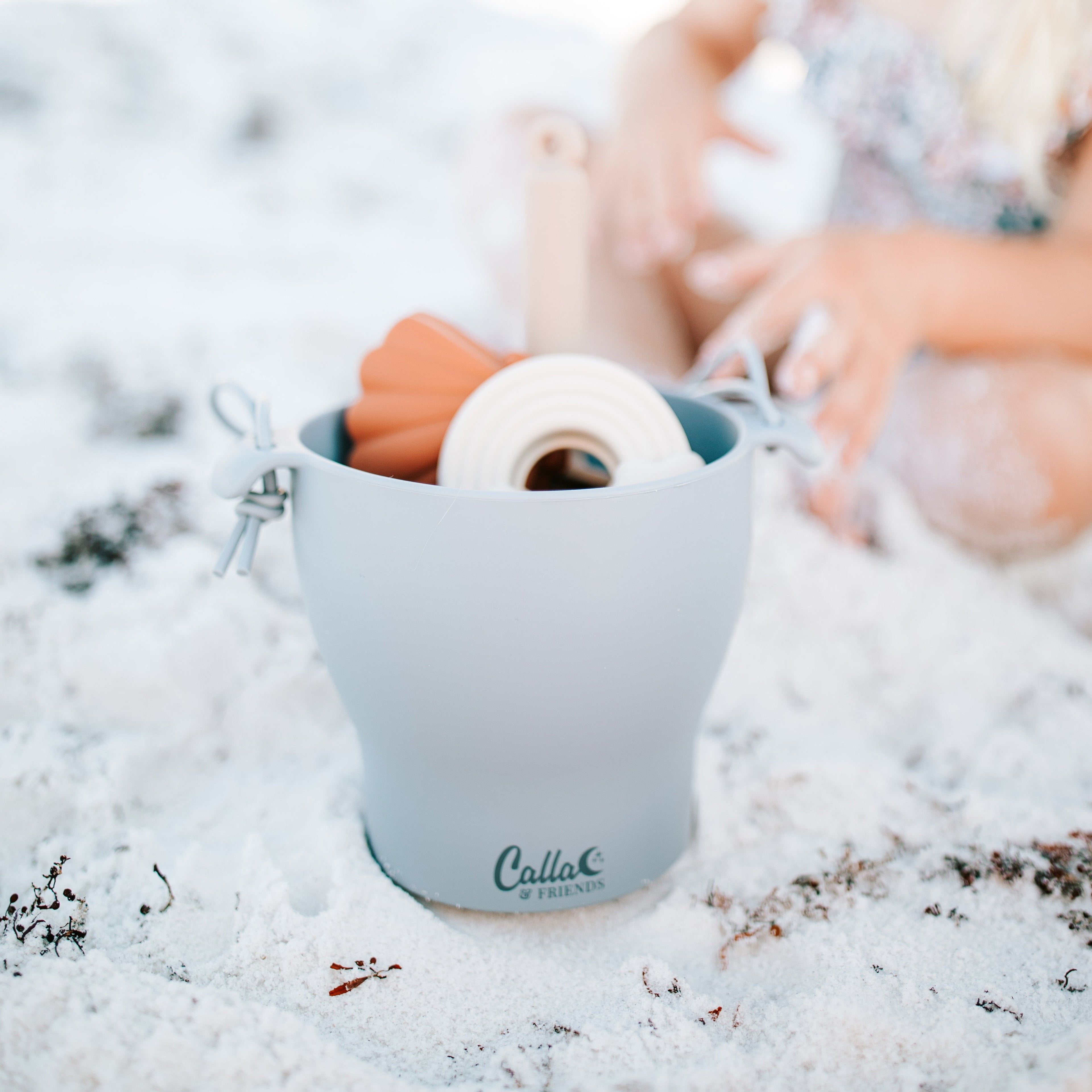 Calla and Friends Hudson Silicone Beach Toy Set - Spring Remix